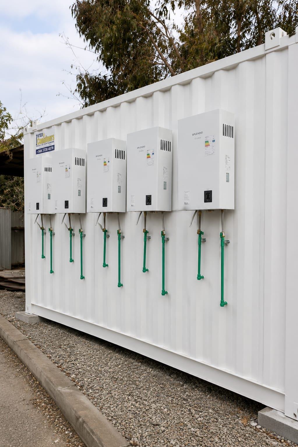 Baños modulares en Chile — proyecto Intercontainers 19