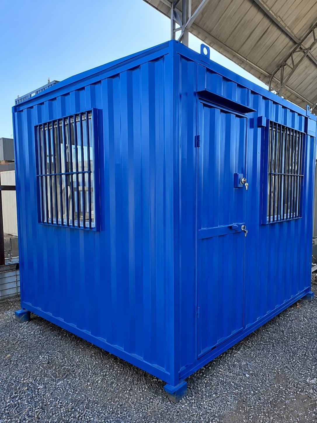 Casetas de guardia, proyecto realizado por Intercontainers