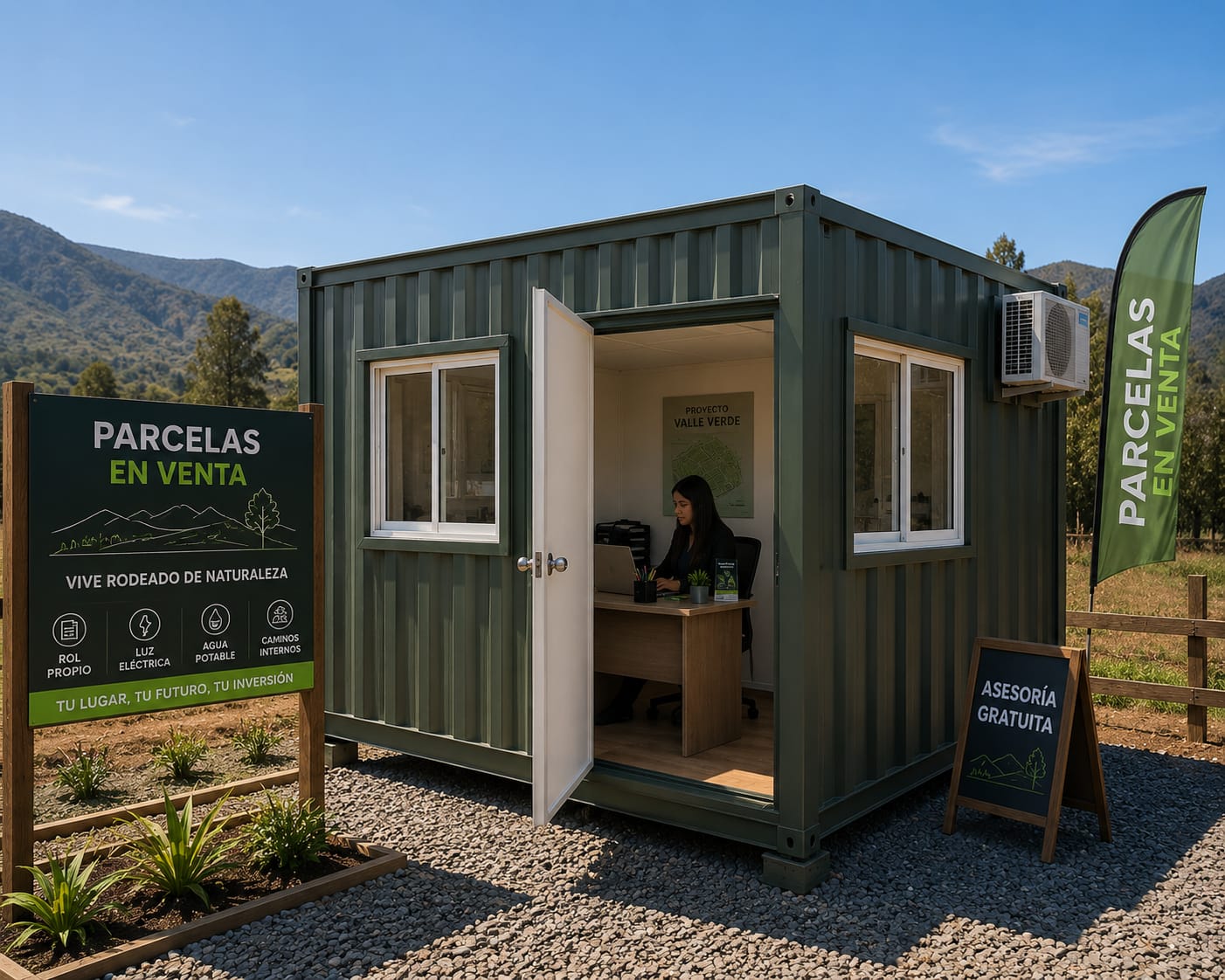 Módulo de atención comercial, proyecto realizado por Intercontainers