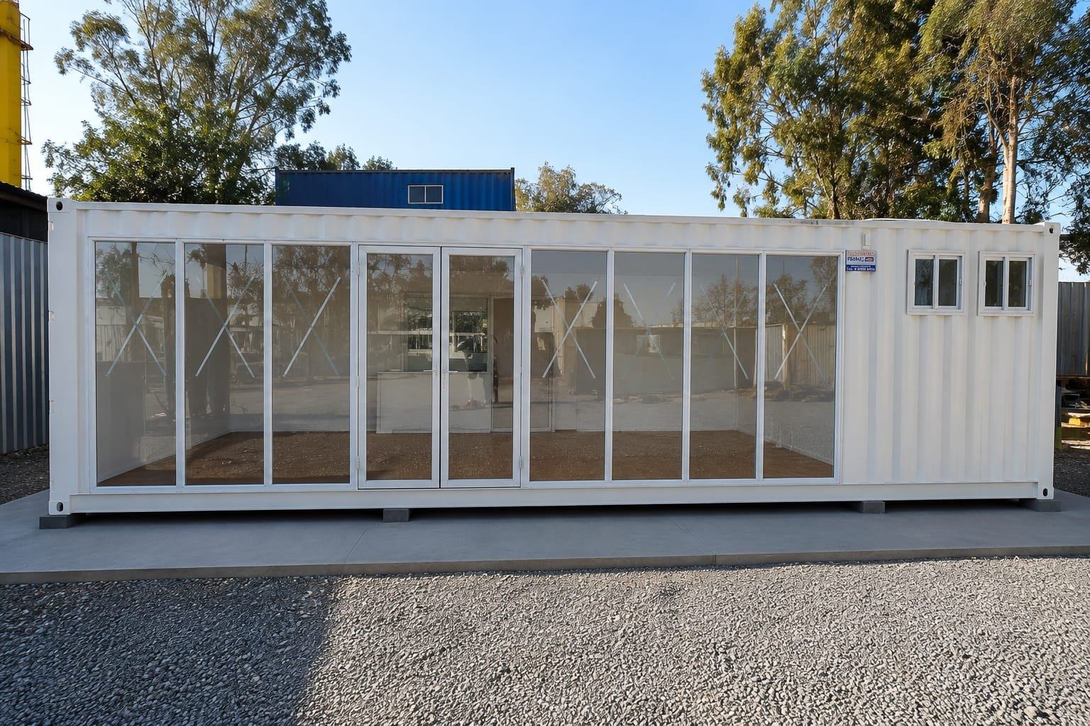 Containers sala de venta, proyecto realizado por Intercontainers