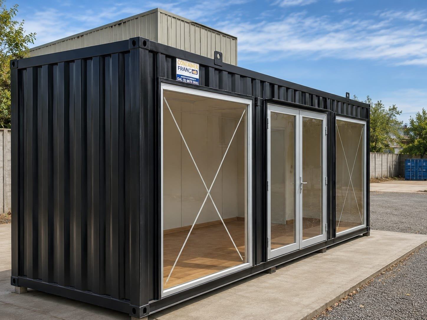 Containers sala de venta en Chile — proyecto Intercontainers 6